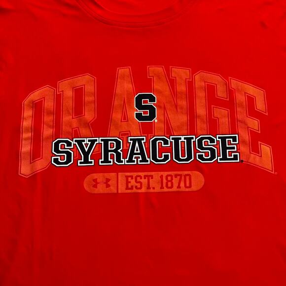 Under Armour heatgear loose fit Syracuse Orange T-shirt size Men’s XXL - Picture 7 of 8